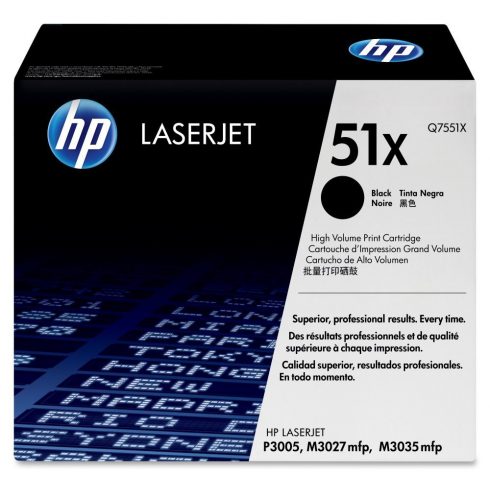 HP črn toner, Q7551X, LJ P3005/M3035 original