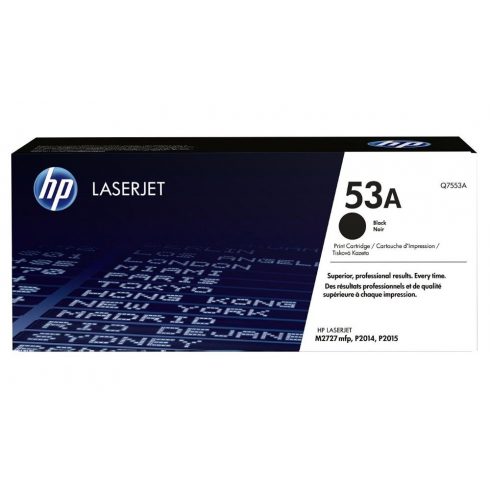 HP črn toner, Q7553A, LJ P2015 - 3000 strani original