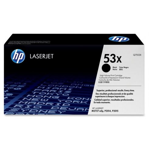 HP črn toner, Q7553X, LJ P2015 - 7000 strani original