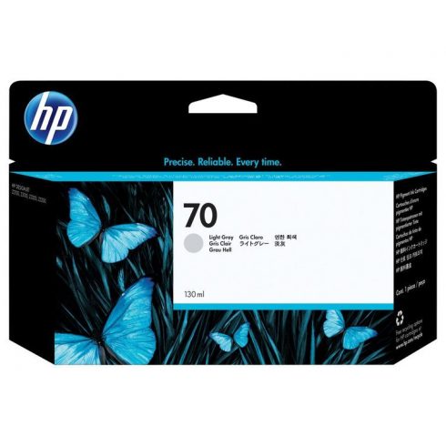 HP 70 svetlo siva kartuša s črnilom DesignJet, 130 ml