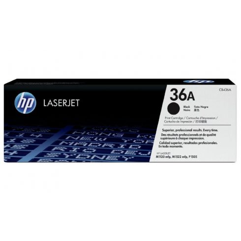 HP črn toner za LJ P1505, aQ 2000 strani CB436A original