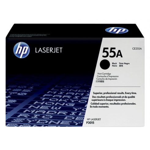 HP črn toner, CE255A za LJ P3015 original