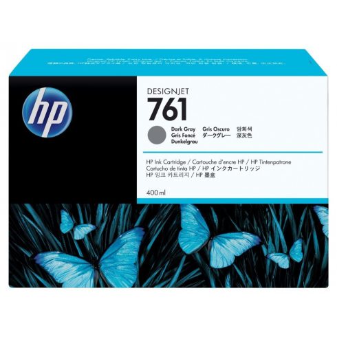 HP 761 temno siva kartuša s črnilom DesignJet, 400 ml