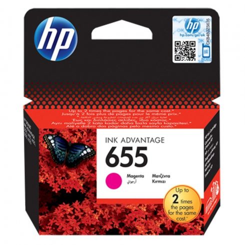 HP kartuša s črnilom 655 magenta CZ111AE original