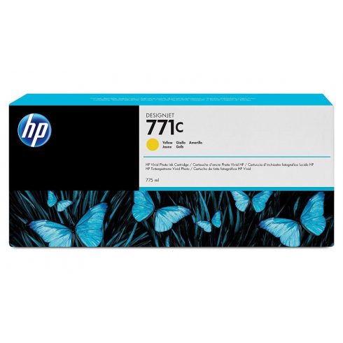 Kartuša z rumenim črnilom HP 771C DesignJet, 775 ml