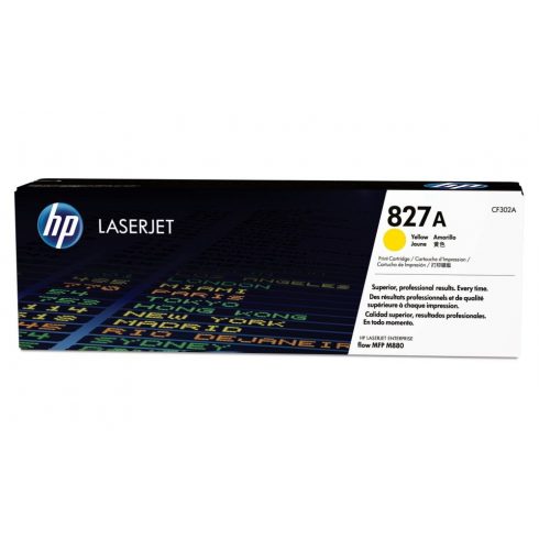 Originalna rumena kartuša s tonerjem HP 827A LaserJet