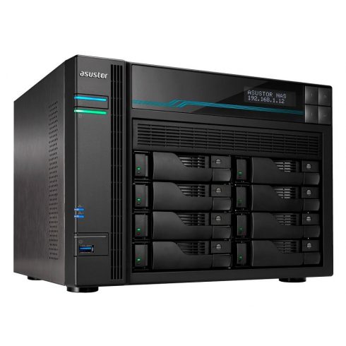 Asustor NAS AS6508T / 8x 2,5"/3,5" SATA III, 2x M.2/ Intel ATOM C3538 2,1 GHz/ 8GB/ 2x 10 GbE + 2x 2,5 GbE/ 2x USB 3.2