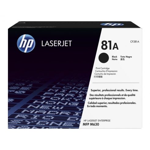 Originalna črna kartuša s tonerjem HP 81A LaserJet