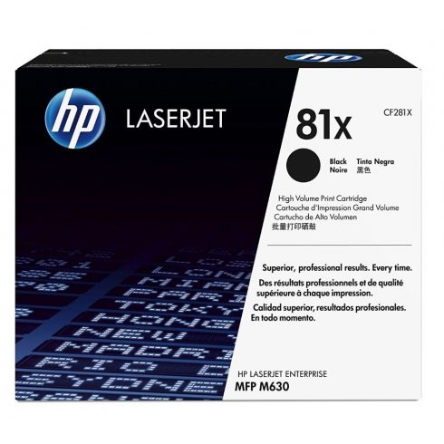 Originalna črna kartuša s tonerjem HP 81X High Yield LaserJet