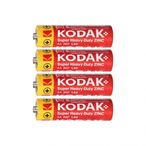 Baterije Kodak ZINC Super Heavy Duty AA LR6, 4 kos