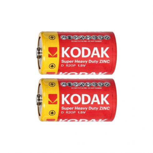 Baterija Kodak ZINC Super Heavy Duty D LR20, 2 kos.