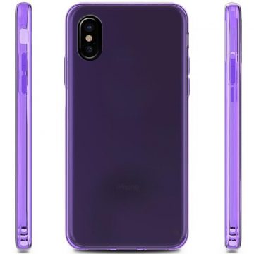 Ovitek Zizo TPU za iPhone X (vijoličen)