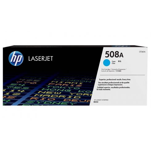 Originalna kartuša s tonerjem HP 508A Cyan LaserJet