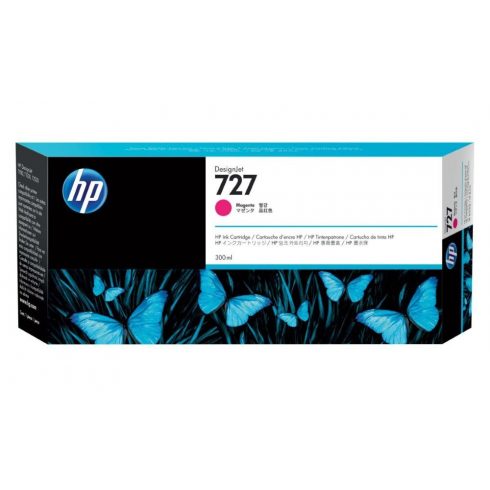 Kartuša s črnilom HP 727 Magenta DesignJet, 300 ml