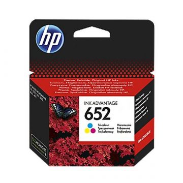   HP (652) F6V24AE - vklj. barvna kartuša za HP DeskJet Ink Advantage 1115, 2135, 3635, 3835, 4535, 4675 / pribl. 200 strani