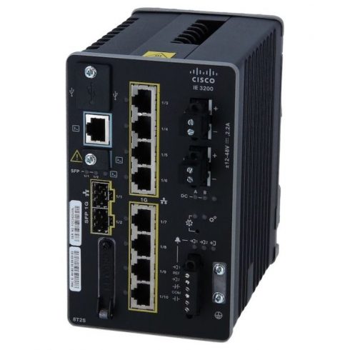 Cisco Catalyst IE3200 Rugged Series - Upravljano stikalo Network Essentials 8 x 10/100/1000 + 2 x gigabit SFP