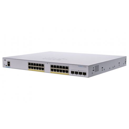 Cisco CBS350-24P-4X-EU 24-portno upravljano stikalo GE, 24x GbE RJ-45, 4x 10G SFP+, PoE+ 195W