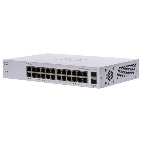 Cisco CBS110-24T-EU 24-port GE Unmanaged Switch, 2x 1G SFP Shared