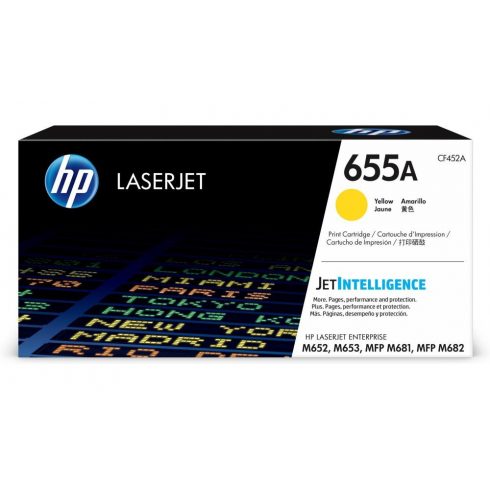 Originalna rumena kartuša s tonerjem HP 655A LaserJet