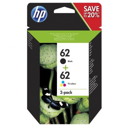 HP črnilo 62 (črno 4 ml, barvno 4,5 ml) za HP ENVY 5540, HP ENVY 5640, HP ENVY 7640, HP OfficeJet 5740