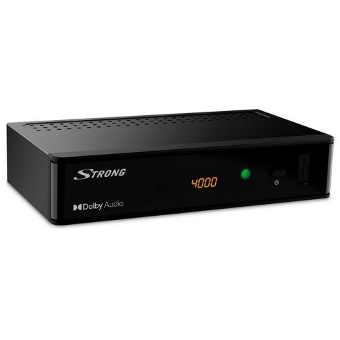 STRONG DVB-T/T2 set-top-box SRT 8215/ z zaslonom/ Full HD/ H.265/ HEVC/ PVR/ EPG/ USB/ HDMI/ LAN/ SCART/ črn