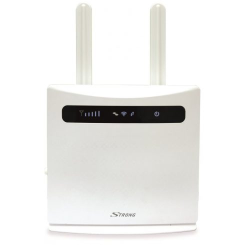 STRONG 4G LTE router 300/ Wi-Fi standard 802.11 b/g/n/ 300 Mbit/s/ 2.4GHz/ 4x LAN (1x WAN)/ USB/ reža za SIM/ bela