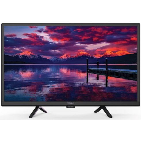 STRONG LED TV 24"/ SRT24HE4023/ HD Ready/ 1366x768/ DVB-T2/C/S2/ H.265/HEVC/ 2x HDMI/ USB/ 12V/ črn/ F