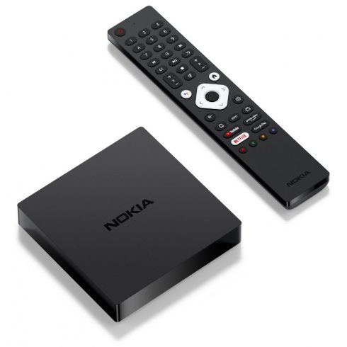 NOKIA android box 8000/ 4K Ultra HD/ NETFLIX/ 02 TV/ HDMI/ USB 3.0/ USB-C/ USB 2.0/ BT/ Wi-Fi/ LAN/ Android TV 10/ črn