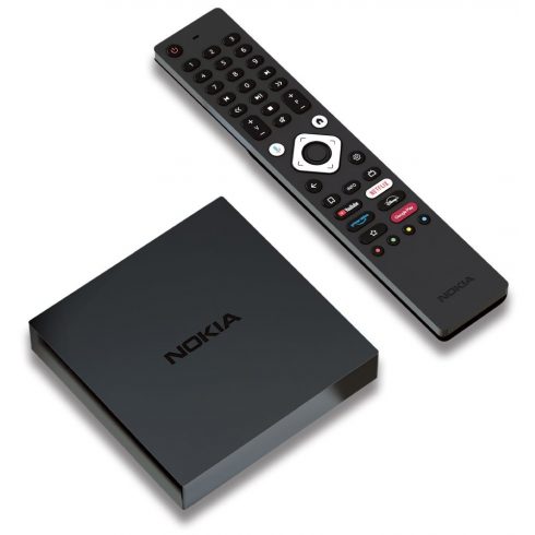 NOKIA android box 8010/ 4K Ultra HD/ NETFLIX/ 02 TV/ HDMI/ USB 3.0/ USB-C/ USB 2.0/ BT/ Wi-Fi/ LAN/ Android TV 11/ črn